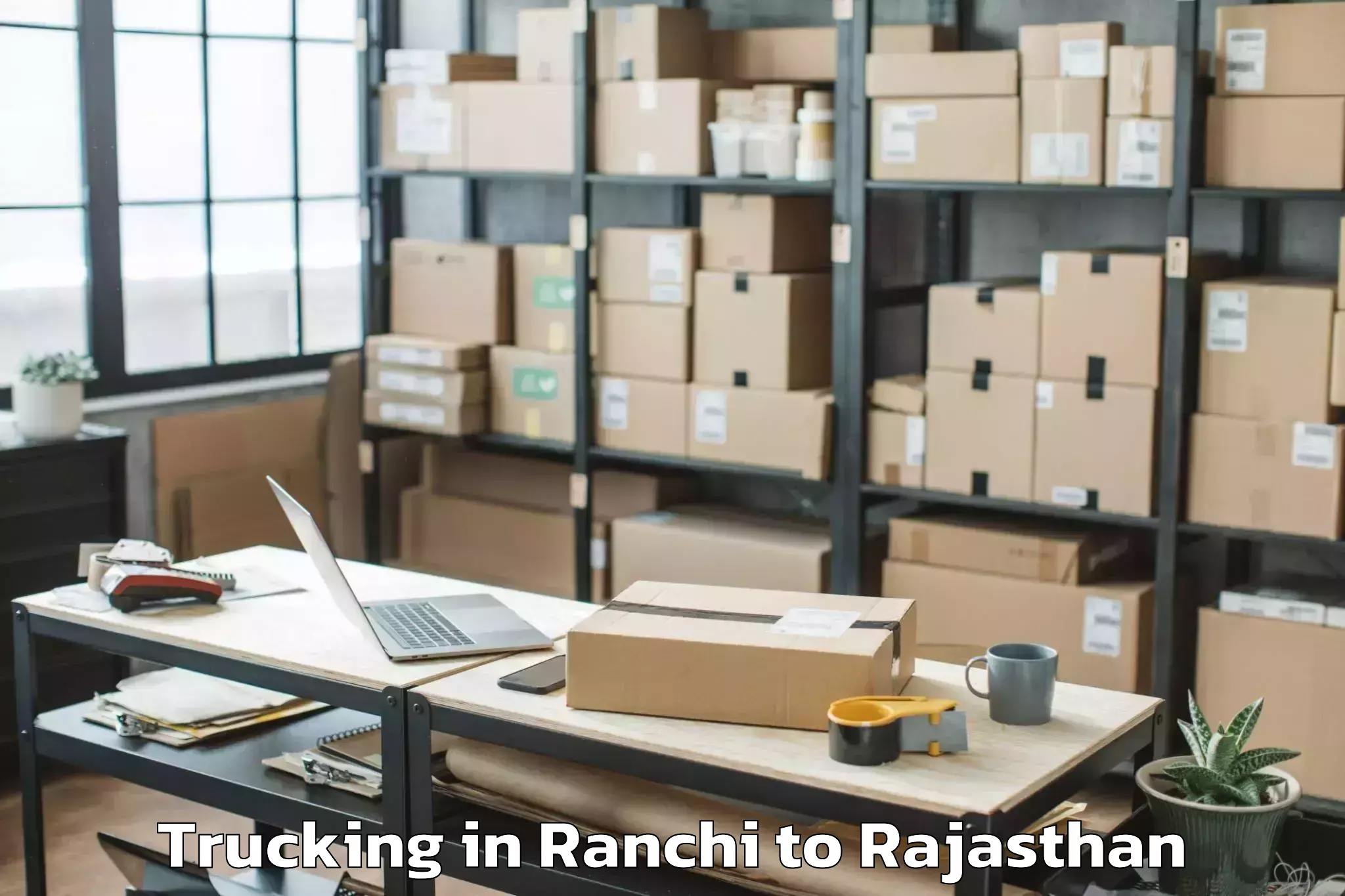 Book Your Ranchi to Pindwara Trucking Today